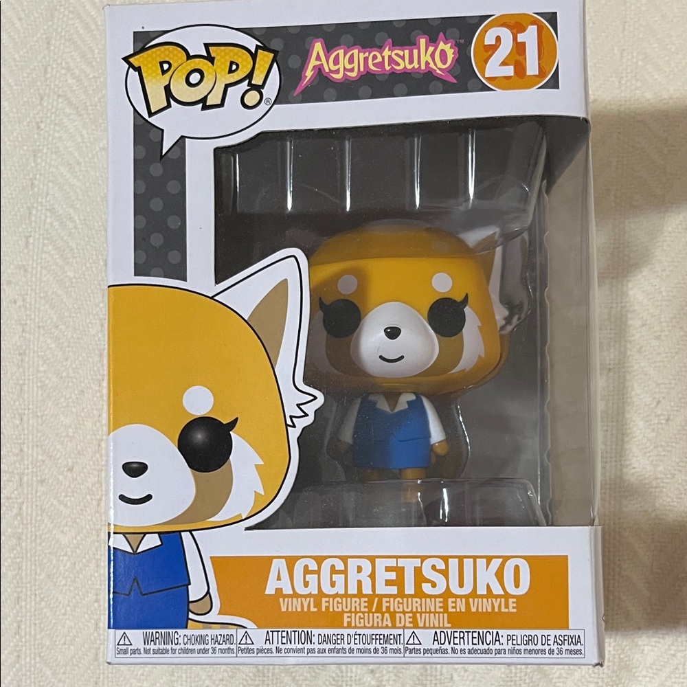 Funko Aggretsuko Vinyl Figure - Orange and Blue